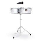 Latin Percussion LPA256 LP Aspire 13" & 14" Timbale, Chrome