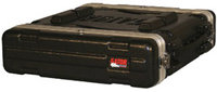 2RU, 19" Deep Locking Rack Case with Front, Rear Rails