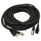 Elite Core PA50 50 ft XLR+AC Cable for Powered Speakers
