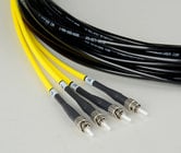 Camplex HF-TS04ST-0500 4-Channel Tactical Fiber Optical Snake 500 ft Fiber Optic Snake with ST Single Mode Connectors