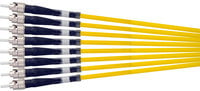 Camplex HF-TS08ST-1000 8-Channel Tactical Fiber Optical Snake 1000 ft Fiber Optic Snake with ST Single Mode Connectors