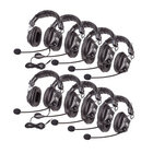 Califone 3068AV-10L Classroom 10-Pack of Switchable Stereo/Mono Headphones