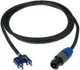 Pro Co 25-SPK14/2-SB 25 ft. Speakon to Banana Plug Speaker Cable (2-Conductor, 14 Gauge)