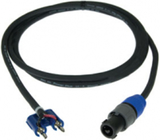 Pro Co S12BN-25 25 ft. 12 AWG Excellines Speakon to Banana Speaker Cable