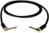 Pro Co LPPLL-1 1' Lifelines 1/4" TS Instrument Cable with Dual Right Angle Connector RS