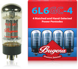 Bugera 6L6GC-4 Quartet of Matched 6L6 Power Vacuum Tubes