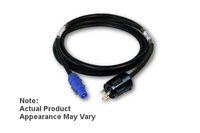Lex PF050A-AJEC-BA-OA 50ft PowerCON Blue to Edison NEMA 5-15 Cable
