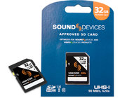 Sound Devices SAM-32SD 32GB SDHC Memory Card, 90MB/s Read and Write