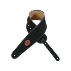 Levys MSS3-4-BK MSS3-4-BLK Guitar Strap, 4" Suede