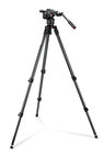Manfrotto Nitrotech N8 & 535 Tripod Fluid Video Head and Carbon Fiber Video Tripod Kit