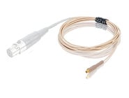 Countryman E6CABLEL-NC Replacement Snap-On 1mm Cable (without connector) for the E6 and E6i EarSet Microphones, Light Beige, Pigtail Leads