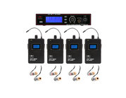 Galaxy Audio AS-1406 UHF Wireless In-Ear Monitor System for 4 Users