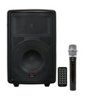 Galaxy Audio TQ8-40H0N Battery-Powered Portable Sound System with 8" Speaker & Wireless Handheld Microphone, 521.850MHz
