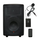 Galaxy Audio TQ8-40V0N Battery-Powered Portable Sound System with 8" Speaker & Wireless Lavalier Mic, 521.850MHz