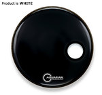 Aquarian RSM22BK 22" Regulator Series Resonant Bass Drum Head in White