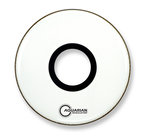 Aquarian RPT22-WHITE 22" Kick Drum Head with 7" Hole in White