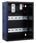 Pathway Connectivity P1108 eDIN System Enclosure with Two 9" Horizontal DIN Rails