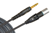 D`Addario PW-GM-25 25' Custom Series Microphone Cable - XLR Female to 1/4 Inch