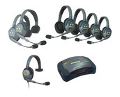 Eartec Co HUB724MXS Eartec UltraLITE/HUB Full Duplex Wireless Intercom System w/ 7 Headsets
