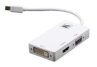 Kramer ADC-MDP/M1 Mini DisplayPort to DVI, HDMI or VGA Adapter Cable