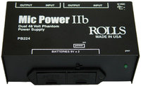 Rolls PB224 Dual Phantom Power Supply, with Battery
