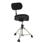 Gibraltar 9608MB Motorcycle Seat-Style Drum Throne with Backrest