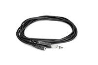 Hosa MHE325 Headphone Extension Cable, Stereo 1/4" Male to 1/8" Female, 25 feet