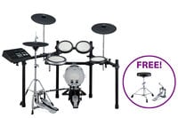 Yamaha DTX720K-PROMO DTX720K Electronic Drum Kit with FREE Bass Drum Pedal & Throne