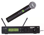 Shure ULXS24/58-J1 Wireless Handheld Microphone System with ULX2/58 Cardioid Dynamic Mic, 554-590 MHz
