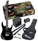 Ibanez IJRG220ZBK Jumpstart Pack with Black GRG Electric Guitar
