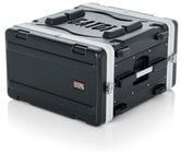 6RU, 19" Deep Locking Rack Case with Front, Rear Rails