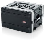 6RU, 14.25" Deep Locking Rack Case with Front, Rear Rails