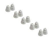 Etymotic Research ER38-18 Large Gray 3-Flange Replacement Eartips, 5 Pairs