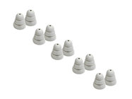 Etymotic Research Inc ER38-18 Large Gray 3-Flange Replacement Eartips, 5 Pairs