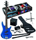Ibanez IJXB150BSLB Jumpstart Electric Bass Package with Starlight Blue Electric Bass