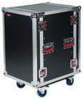 Gator G-TOUR 16U CAST 16RU, 17" Deep ATA Flight Rack Case with Casters