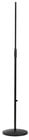 K&M 260/1-BLACK Microphone Stand with Cast Iron Base, Black