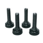 Middle Atlantic LEVELFEET-K Set of Four Leveling Feet for Essex MMR and QAR Series Racks