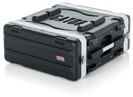 4RU, 19" Deep Locking Rack Case with Front, Rear Rails