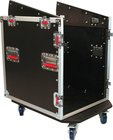 Gator G-TOUR-GRC12X12 12RU Top, 12RU Bottom Console ATA Flight Rack Case