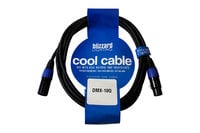 Blizzard DMX-10Q 10ft 22 AWG 3-Pin 120 Ohm DMX Male to Female Cable