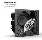 Bose EdgeMax EM90 In-Ceiling Premium Loudspeaker White 90 Degree In-CeilIng Premium Speaker