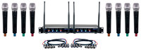 VocoPro DIGITAL-ACAPELLA-8 8 Channel UHF Wireless Handheld Microphone System