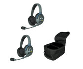 Eartec Co UL2D Eartec UltraLITE Full-Duplex Wireless Intercom System w/ 2 Headsets