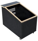 Sound Construction LOWBOY-R14 Lowboy Studio Racks 14RU Top-Angled Studio Rack with Wheels
