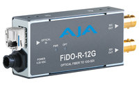 AJA FiDO-R-12G 1-Channel Single-Mode LC Fiber to 12G-SDI Receiver