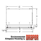 Draper Shade and Screen 300282 SL Environmental Airspace Housing