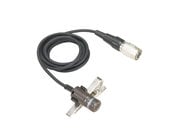 Audio-Technica AT829cW Cardioid Condenser Lavalier Microphone, Black