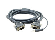 Kramer C-MGMA/MGMA-25 15-Pin HD Male to Male + Audio Micro VGA Cable, 25 ft.