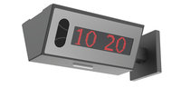 Atlas Sound IPDC-DSE+ PoE+ Dual Sided Wall or Ceiling Mount LED Display